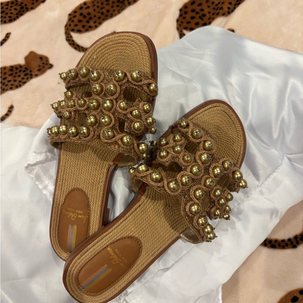 Sam Edelman Gold Embellished Flats